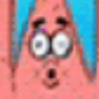 🍦 Patrick Star SpongeBob SquarePants dessin animé, spongebob, patrick, choqué, visage telegram sticker