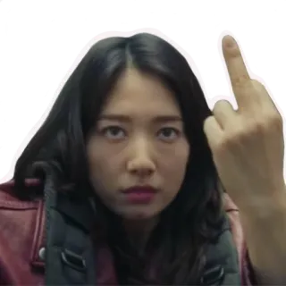 🖕 middle finger, rude, gesture, offensive telegram sticker