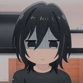 🖤 动漫, 漫画, 可爱, Q版, 卡通, 肖像 telegram sticker