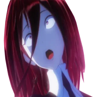 😨 anime, cartoon, character, expression, shocked telegram sticker