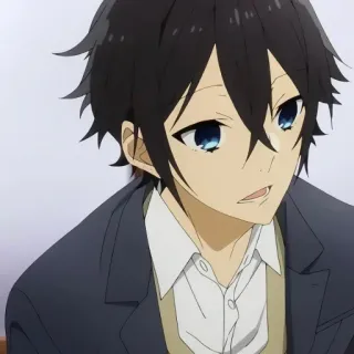 😊 Izumi Miyamura Horimiya Anime, Personagem, Mangá, Horimiya, Izumi Miyamura telegram sticker