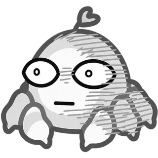 😐 만화, 괴물, 캐릭터, 스티커, 귀여운 telegram sticker