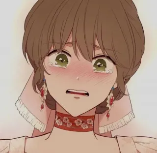 😏 crying, sad, anime, character, tears telegram sticker