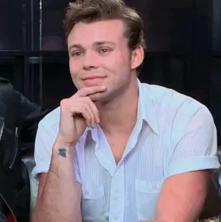 🌿 Ashton Irwin Musiker, Promi, Sänger, Schlagzeuger, 5 Seconds of Summer, Ashton Irwin telegram sticker