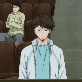 🍃 Oikawa Tooru Haikyuu!! Anime, Haikyuu, Oikawa Tooru, Volleyball, Shonen telegram sticker