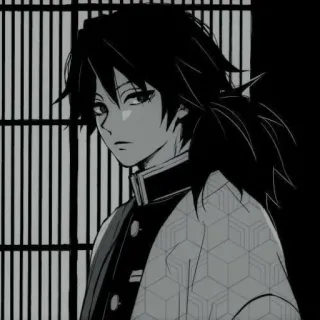 🌊 Giyu Tomioka Demon Slayer Anime, Demon Slayer, Giyu Tomioka, Manga, Charakter telegram sticker