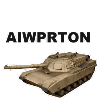 🚜 AIWPRTON tank, kendaraan militer, perang, tentara whatsapp sticker