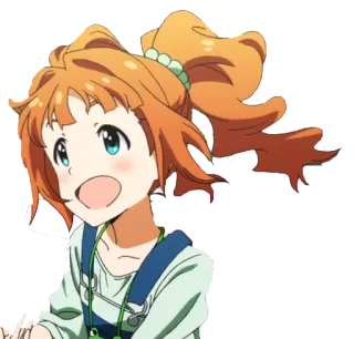 😃 Anime, Ragazza, Cartone animato, Personaggio, Animazione telegram sticker