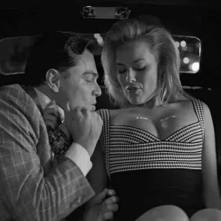 👃 Jordan Belfort and Naomi Lapaglia The Wolf of Wall Street whatsapp sticker
