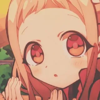 🙁 Nene Yashiro Toilet-bound Hanako-kun Anime, Manga, Carino, Ragazza, Personaggio, Hanako-kun - I misteri del bagno telegram sticker