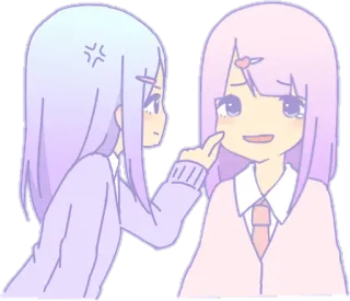 👉 Anime, Lucu, Stiker, Pastel, Kawaii, Gadis whatsapp sticker