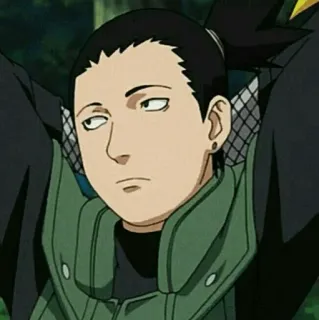 Shikamaru Nara @MistakenForPeace telegram stickers