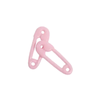 🤍 épingle à nourrice, rose, bébé, couture, vêtements whatsapp sticker