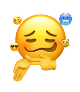 😎 Emoji, Pistolets avec les doigts, Art numérique, Meme, Clin d'oeil, Cool, En colère telegram sticker