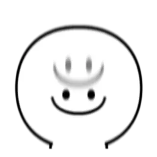 🙃 Sticker, Figur, Süß, Gesicht, Emoji telegram sticker