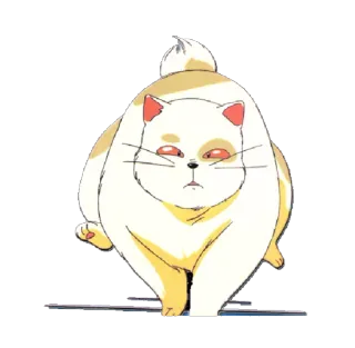 😺 고양이, 통통한, 동물, 애완동물, 귀여운, 만화 telegram sticker