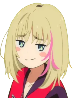 🌝 Ai Ohto Wonder Egg Priority Anime, Cartoon, Mädchen, Blonde Haare, Wonder Egg Priority, Ai Ohto telegram sticker