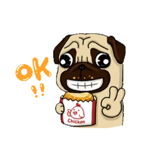 cutedog telegram stickers
