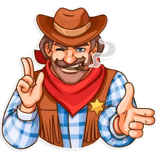 Sheriff Adam telegram stickers