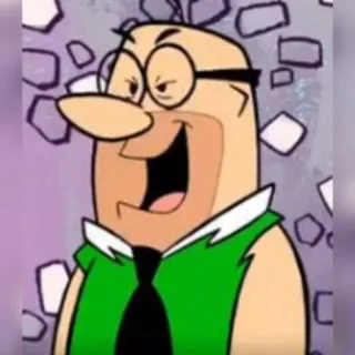 😂 Mr. Slate The Flintstones 漫画, アニメ, キャラクター, フリントストーン telegram sticker