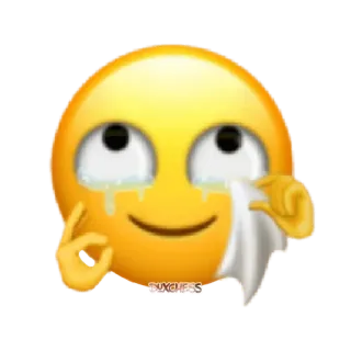 👌 絵文字, 泣く, 感情的, 幸せ, 涙 telegram sticker
