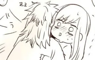 🌟 ZZZ anime, manga, sleep, hug, cartoon telegram sticker