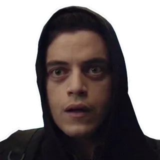 😳 Elliot Alderson Mr. Robot elliot, mr.robot, hacker, hoodie, serie telegram sticker