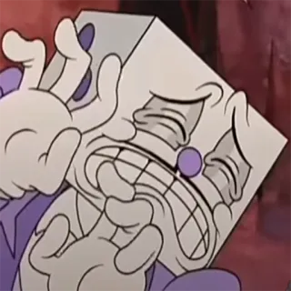 😨 King Dice Cuphead cuphead, könig würfel, cartoon, würfel, charakter telegram sticker