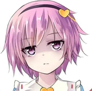 😒 anime, manga, character, illustration, sticker, cute, girl telegram sticker
