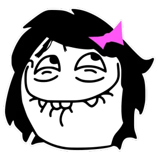 😁 밈, 웃긴 얼굴, 만화, 표정, 인터넷 밈 telegram sticker