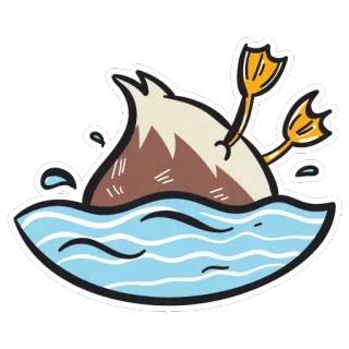 Quack-Quack by @zeligen7 telegram stickers