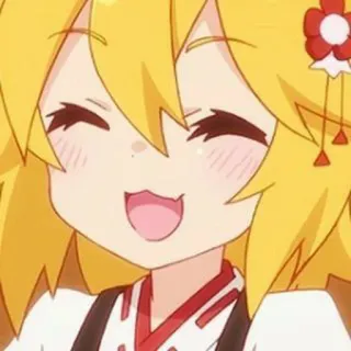 ⛩️ Senko The Helpful Fox Senko-san Anime, Manga, Renard, Mignon, Kawaii, Sourire whatsapp sticker