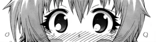 😢 Anime, Manga, Augen, Schweiß, Süß, Erröten telegram sticker