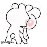 😍 @TarotSticker fofo, coelho, adesivo, animação, desenho animado telegram sticker