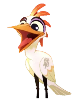 🐥 Zazu The Lion King oiseau, dessin animé, animal, drôle, zazu, le roi lion telegram sticker