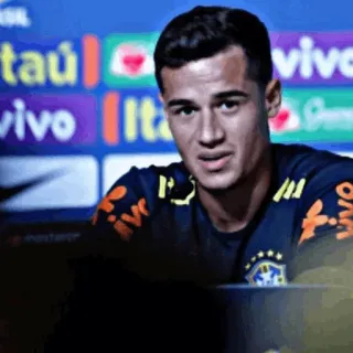 💙 Philippe Coutinho soccer, football, athlete, sports, brazil, coutinho, player telegram sticker