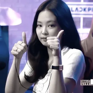 🌟 LACKPI kpop, girl, singer, thumbs up, person, woman telegram sticker