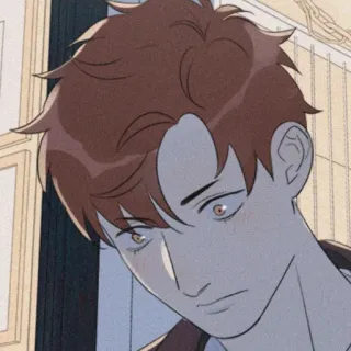 🎞 hombre, persona, retrato, anime, dibujos animados telegram sticker