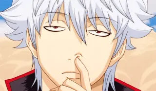😶 Gintoki Sakata Gintama Аниме, Смешное, Комедия, Манга, Гинтоки, Гинтама telegram sticker