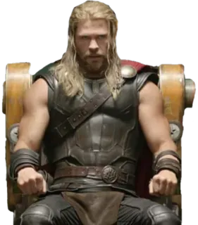 🛋 Thor super-héros, Marvel, Dieu, bande dessinée, film, personnage telegram sticker