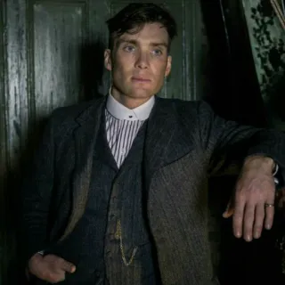 😞 Tommy Shelby Peaky Blinders Peaky Blinders, Tommy Shelby, Cillian Murphy, TV Serie, Drama telegram sticker