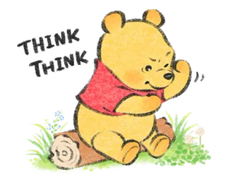 🧁 Winnie the Pooh THINK
THINK 위니 더 푸, 생각, 만화, 귀여운, 곰, 고민 telegram sticker