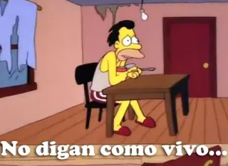 Voy al rato @SimpsonsGrupo telegram stickers