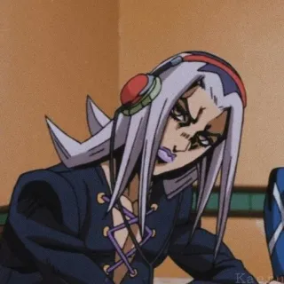 🔊 Leone Abbacchio JoJo's Bizarre Adventure Anime, Jojo, Abbacchio, Charakter, Cartoon whatsapp sticker