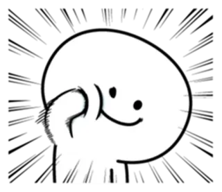 👊 Cartoon, Beledigend gebaar, Middelvinger, Humor, Meme telegram sticker