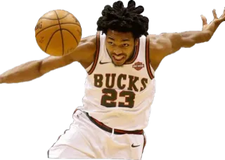 🦌 Basquete, Esporte, Atleta, Bucks, Milwaukee Bucks, NBA, Jogador telegram sticker