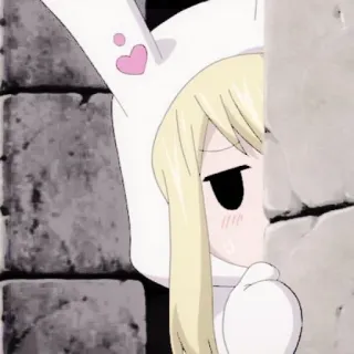 🎏 Anime, Dibujos animados, Conejo, Chica, Lindo, Kawaii whatsapp sticker