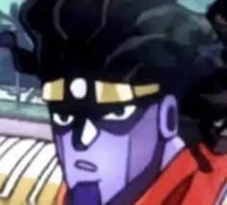 😑 Star Platinum JoJo's Bizarre Adventure Anime, Manga, Jojo, Star Platinum telegram sticker
