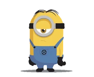 🍋 Minion Despicable Me Minion, dessin animé, drôle, Moi, moche et méchant, mignon telegram sticker