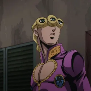 👀 Giorno Giovanna JoJo's Bizarre Adventure Anime, Charakter, JoJo's Bizarre Adventure, Giorno Giovanna telegram sticker